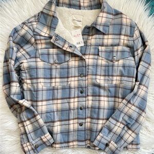 Womens Sherpa Lined Shacket by LUCKY Brand